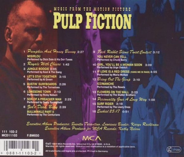 Soundtrack - Pulp fiction