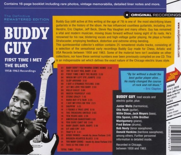 Buddy Guy - First time I met the blues
