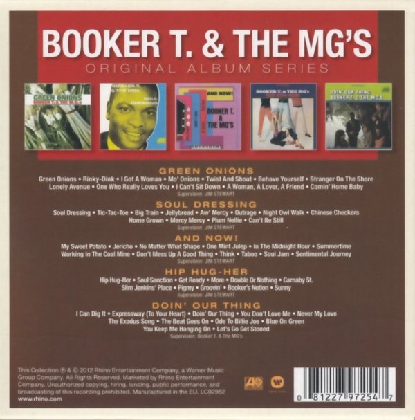 Booker T. & The MG's - Original album series (5 CDs)