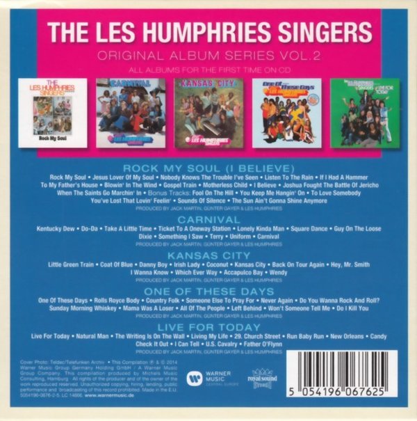 The Les Humphries Singers - Original album series vol. 2 (5 CDs)